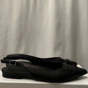 Nordstrom Black Slingback Flats